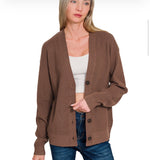 Button Front Sweater Cardigan
