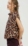Leopard Bubble Top