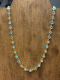 Small Link Rhinestone Necklace