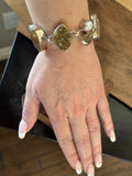 Muscovite Druzy Bracelet