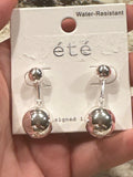 Water Resistant Short Ball Dangle Earring