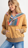 CAMEL & MULTI HOODIE
