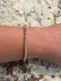 Water Resistant Bar Pattern Stretch Bracelet