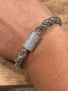 Pave Barrel Bracelet