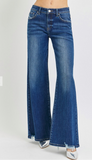 RISEN MID RISE WIDE LEG JEAN