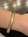 Diagonal Line Bangle