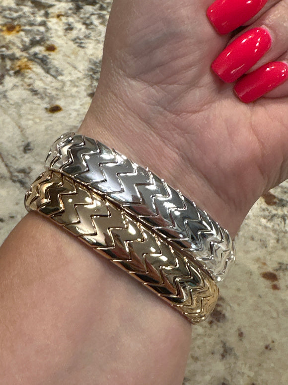 Zig Zag Stretch Bracelet