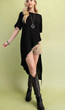 Asymmetrical Short Sleeve Top