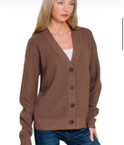 Button Front Sweater Cardigan