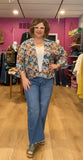 Fresco Fans Shirt Kimono