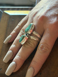 Double Royston Turquoise Ring