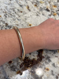 Water Resistant Textured Bangle Bracelet