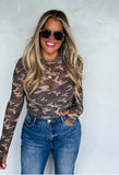 Mesh Top Camo/Cheetah