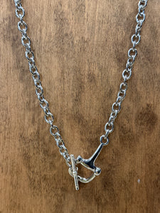 Horse Bit Toggle Necklace