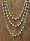 Small Link Rhinestone Necklace