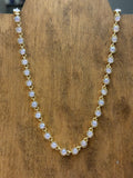 Small Link Rhinestone Necklace