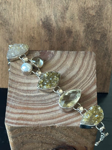 Muscovite Druzy Bracelet
