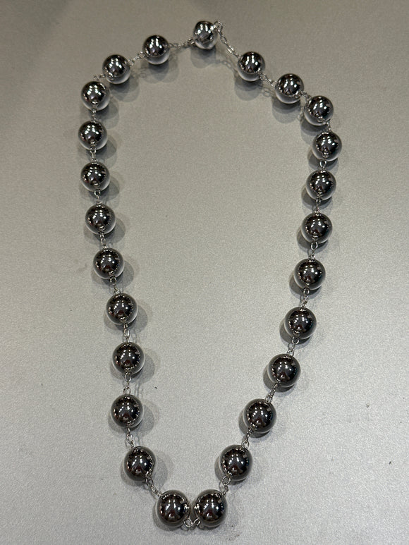 Water Resistant 10mm Ball Necklace