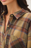 Plaid Flannel Shirt/Khaki