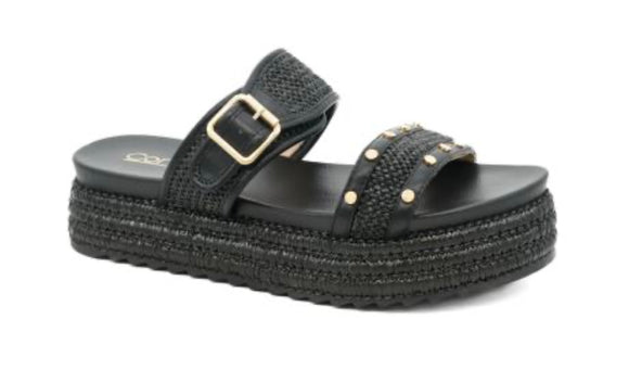 Corky’s Walk of Shame Black Raffia