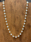 Small Link Rhinestone Necklace