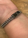 Double strand magnetic clasp bracelet