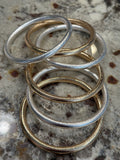 Water Resistant Textured Bangle Bracelet