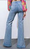 Studded Flare Jean