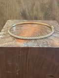 Prong Set Hinged Bangle