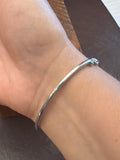 Prong Set Hinged Bangle