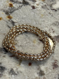 Water Resistant Matte Oval Stretch Bracelet