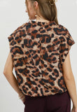 Leopard Bubble Top
