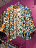 Fresco Fans Shirt Kimono