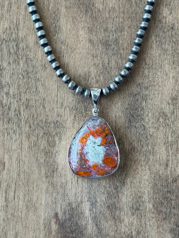 Magma Chalcedony Pendant
