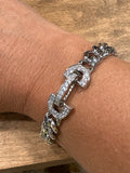 Link Pave Chain Necklace