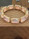 Large Rhinestone Stretch Bracelet