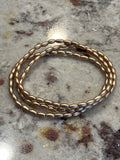 Water Resistant Matte Oval Stretch Bracelet