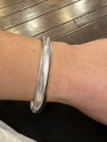 Diagonal Line Bangle