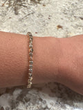 Water Resistant Cube Stretch Bracelet