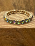 Medium Rhinestone Stretch Bracelet