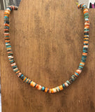 Mixed Heishi Necklace-Large