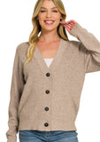 Button Front Sweater Cardigan
