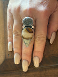 Jasper Druzy Ring