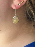Rutilated Quartz Earring