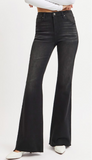 Risen High Rise Black Flare Jean