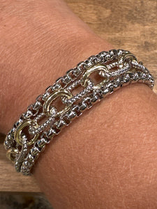 Three Chain Bracelet
