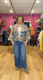 Fresco Fans Shirt Kimono