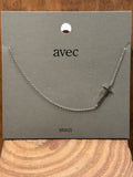 Sideways Cross Necklace