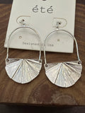 Wire Fan Dangle Earring