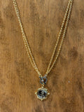 Two Tone Coin Necklace